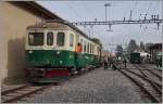 120 Jahren BAM MBC: Der historische BCFe 4/4 N� 2 und sein AB �bernahmen zum 120.BAM Jubil�msfest die Planleistungen auf der Strecke Apples - L'Isle Mont la Ville (sowie zwei Extrazugpaare nach Bi�re)