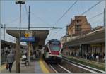 Einige Flirts fahren von Norden her über die Grenze bis nach Milano Centrale und man staunt wie schnell die Flirts dort unterwegs sind, so das die Bezeichenung ETR 524 schon ihre Berechtigung