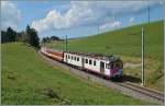 Der ex MThB ABe 4/4 ist fein rausgeputzt bei der Travys als (94 857) 578 016-8 mit dem Regioanlzug 4220 (auch Schülerzug genannt) von Le Brassus nach Le Pont zwischen Le Séchey und Les
