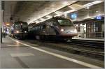 Ein ETR 470 damals noch f�r  Cisalpino  fahrend und eine BLS Re 4/4 II (ex SBB) warten in Bern auf ihre Abfahrt.