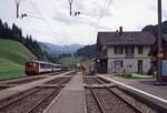 Im Entlebuch: Der erste Halt nach Ueberquerung der bernisch-luzernischen Grenze und damit der erste Halt im Entlebuch war Wiggen.