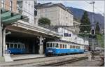 Der MOB ABDe 8/8 4001 SUISSE in Montreux.