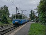 Der MOB ABDe 8/8 4002 VAUD als Regionalzug 2331 in Fontanivent.