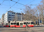 Ein Doppelwagen Be4/6 der Forchbahn (Nr.
