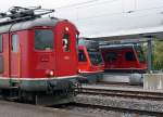 OeBB/ASm: Durch die Verl�ngerung der ASm-Strecke nach Oensingen hat auch der Bahnhof Oensingen eine Aufwertung erfahren.